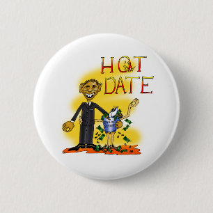 Badge Rond 5 Cm Date chaude