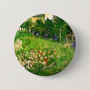 Badge Rond 5 Cm Daubigny's Garden Van Gogh Art