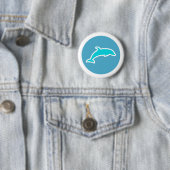 Badge Rond 5 Cm Dauphin (En situation)