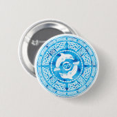 Badge Rond 5 Cm Dauphin celtique (Devant & derrière)