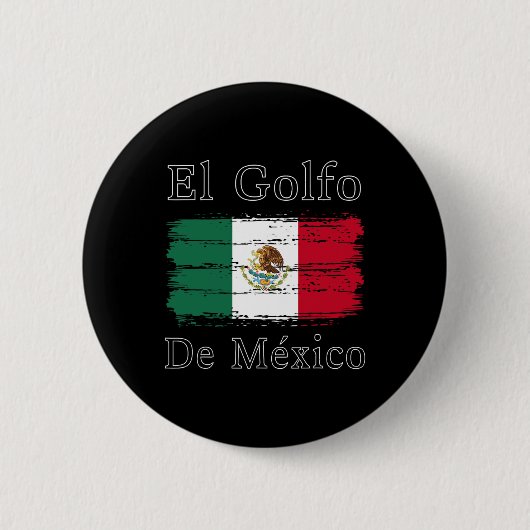 Badge Rond 5 Cm Dauphin El Golfo De Mexico (Devant)