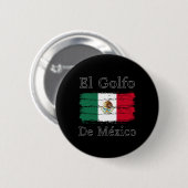 Badge Rond 5 Cm Dauphin El Golfo De Mexico (Devant & derrière)