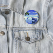 Badge Rond 5 Cm Dauphins (En situation)