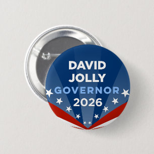 Badge Rond 5 Cm David Jolly pour le gouverneur de Floride