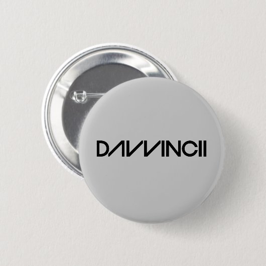 Badge Rond 5 Cm Davvincii (Devant & derrière)
