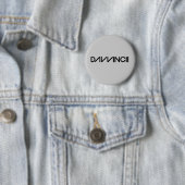 Badge Rond 5 Cm Davvincii (En situation)
