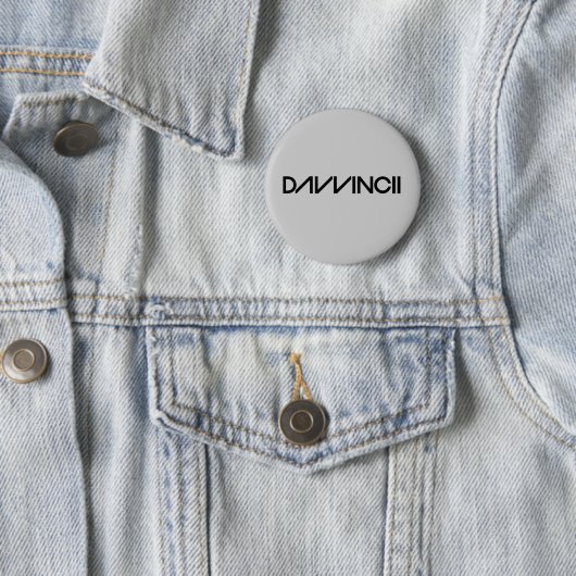Badge Rond 5 Cm Davvincii (En situation)
