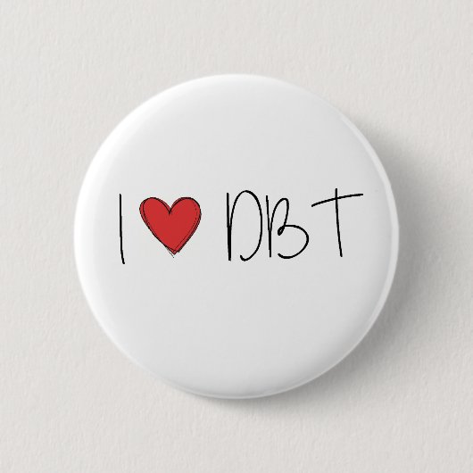 BADGE ROND 5 CM DBT - J'AIME DBT (Devant)
