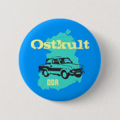 Badge Rond 5 Cm DDR Design Trabbi (Devant)