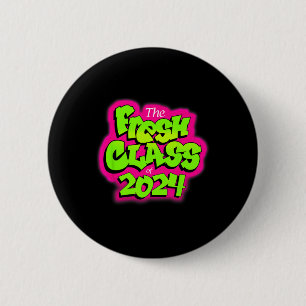 Badge Rond 5 Cm De 2024 Senior Fresh 90s Retro Style Tv