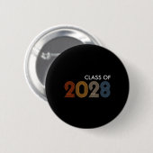 Badge Rond 5 Cm De 2028 Collège Université Lycée Future Grad (Devant & derrière)