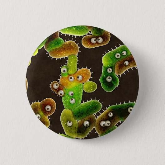 Badge Rond 5 Cm De beaux germes - (Devant)