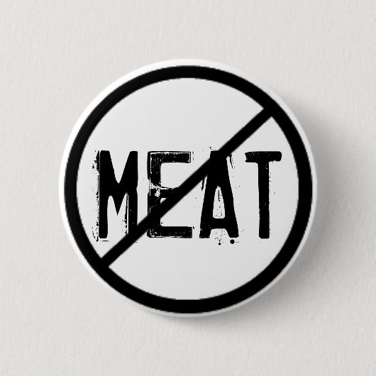 Badge Rond 5 Cm De biffer viande (Devant)