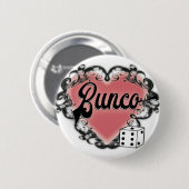 Badge Rond 5 Cm de bunco de filles de nuit bouton de tatouage de (Devant & derrière)