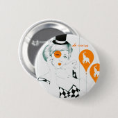 Badge Rond 5 Cm De Circus (Devant & derrière)