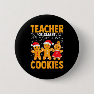Badge Rond 5 Cm De gâteaux intelligents Pain d'épice Noël Enseigna