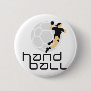 Badge Rond 5 Cm de handball féminin