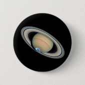 Badge Rond 5 Cm ~ de SATURN de PLANÈTE (système solaire) (Devant)