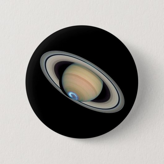 Badge Rond 5 Cm ~ de SATURN de PLANÈTE (système solaire) (Devant)