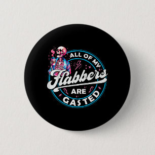 Badge Rond 5 Cm De squelette drôle d'Halloween sont des Flabbers G