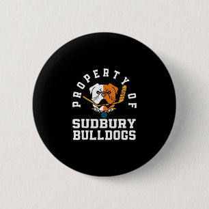 Badge Rond 5 Cm De Sudbury Bulldog Fun 1