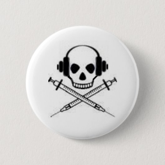Badge Rond 5 Cm Deadphones (Devant)