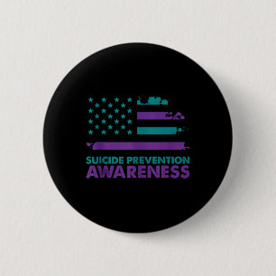 Badge Rond 5 Cm Débardeur de sensibilisation à la prévention du su