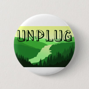 Badge Rond 5 Cm Débrancher