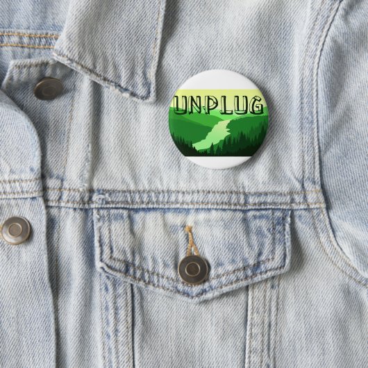 Badge Rond 5 Cm Débrancher (En situation)