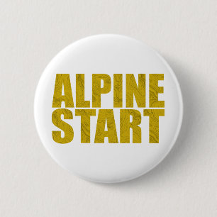Badge Rond 5 Cm Début alpin (Topo)