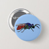 Badge Rond 5 Cm Déchets de cacao (Devant & derrière)