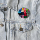 Badge Rond 5 Cm Déchets de fil (En situation)