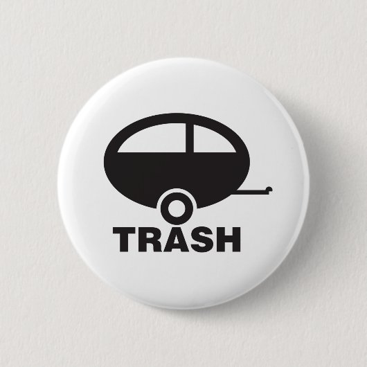 Badge Rond 5 Cm Déchets de remorque (Devant)