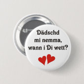 Badge Rond 5 Cm Déclaration d'amour (Devant & derrière)