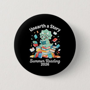 Badge Rond 5 Cm Découvrez une histoire lecture estivale 2026 bibli