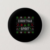 Badge Rond 5 Cm Deep In The Christmas Srit Matching Couples (Devant)