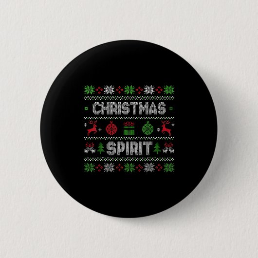 Badge Rond 5 Cm Deep In The Christmas Srit Matching Couples  (Devant)