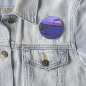 Badge Rond 5 Cm Deep Purple à Sorrente ! (En situation)
