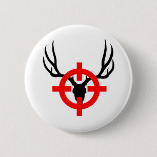 Badge Rond 5 Cm Deer Hunter - Bullseye