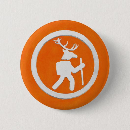 Badge Rond 5 Cm Deer Trail Marker (Devant)
