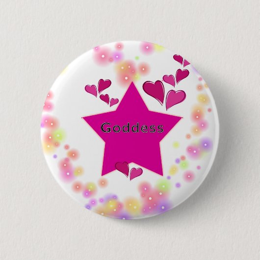 BADGE ROND 5 CM DÉESSE (Devant)