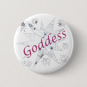 Badge Rond 5 Cm Déesse