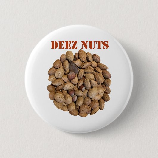 Badge Rond 5 Cm Deez Nuts (Devant)