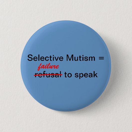 Badge Rond 5 Cm Défaut De Refus (Devant)