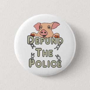 Badge Rond 5 Cm Défendre La Police