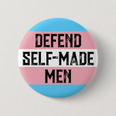 Badge Rond 5 Cm défendre les trans (Devant)