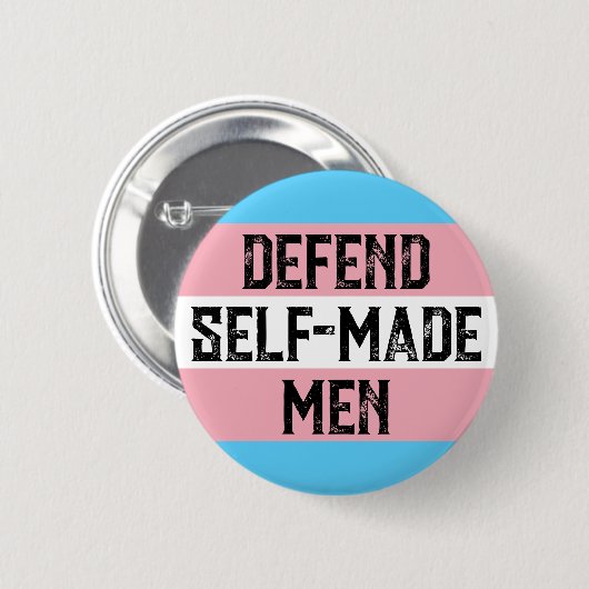 Badge Rond 5 Cm défendre les trans (Devant & derrière)