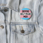 Badge Rond 5 Cm défendre les trans (En situation)