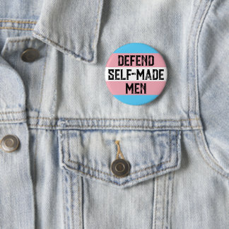 Badge Rond 5 Cm défendre les trans