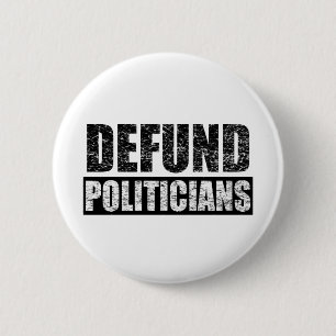 Badge Rond 5 Cm Déficit politique